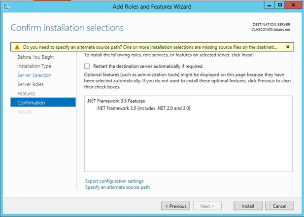 .NET 3.5 Install Error Media